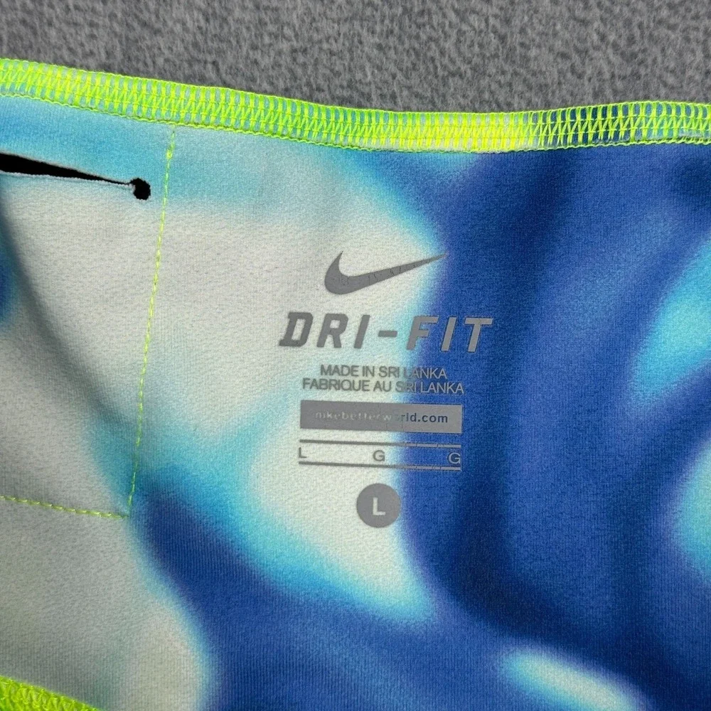 Nike Dri-Fit Legendary‎ Lava Pants Womens Large Leggings Volt Yoga Gym Workout